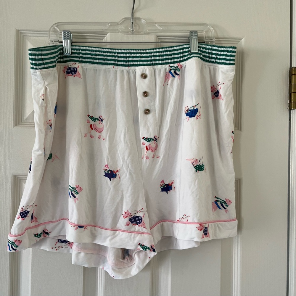 Anthropologie LyreBird ModaLuxe Pajama Top and Shorts Emily Taylor Design Sz XL - Picture 8 of 16